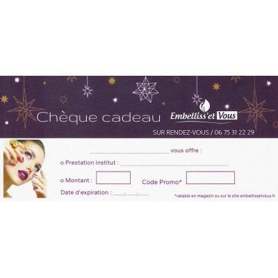 Cartes Cadeaux Institut & Boutique - Choisir un Montant