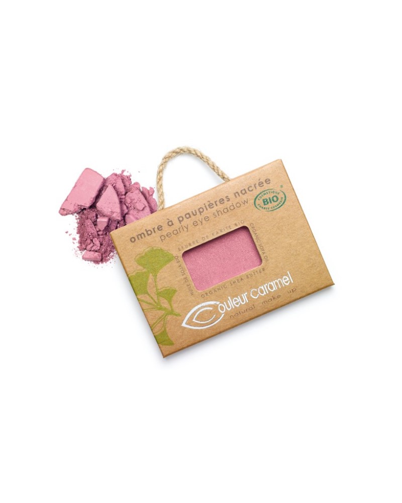 Couleur caramel 111066 ombre a paupieres nacree bio vieux rose 66 embellissetvous fr