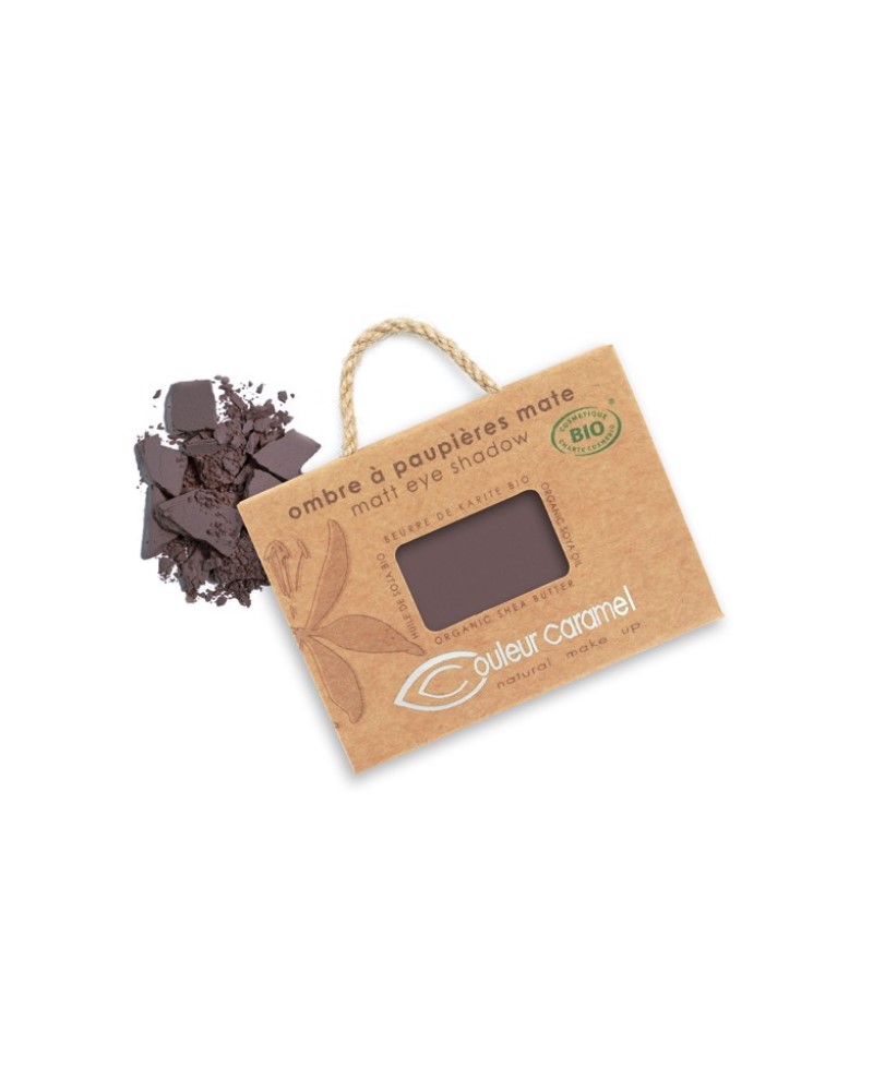 Couleur caramel 111081 ombre a paupieres mat bio brun intense 81 embellissetvous fr