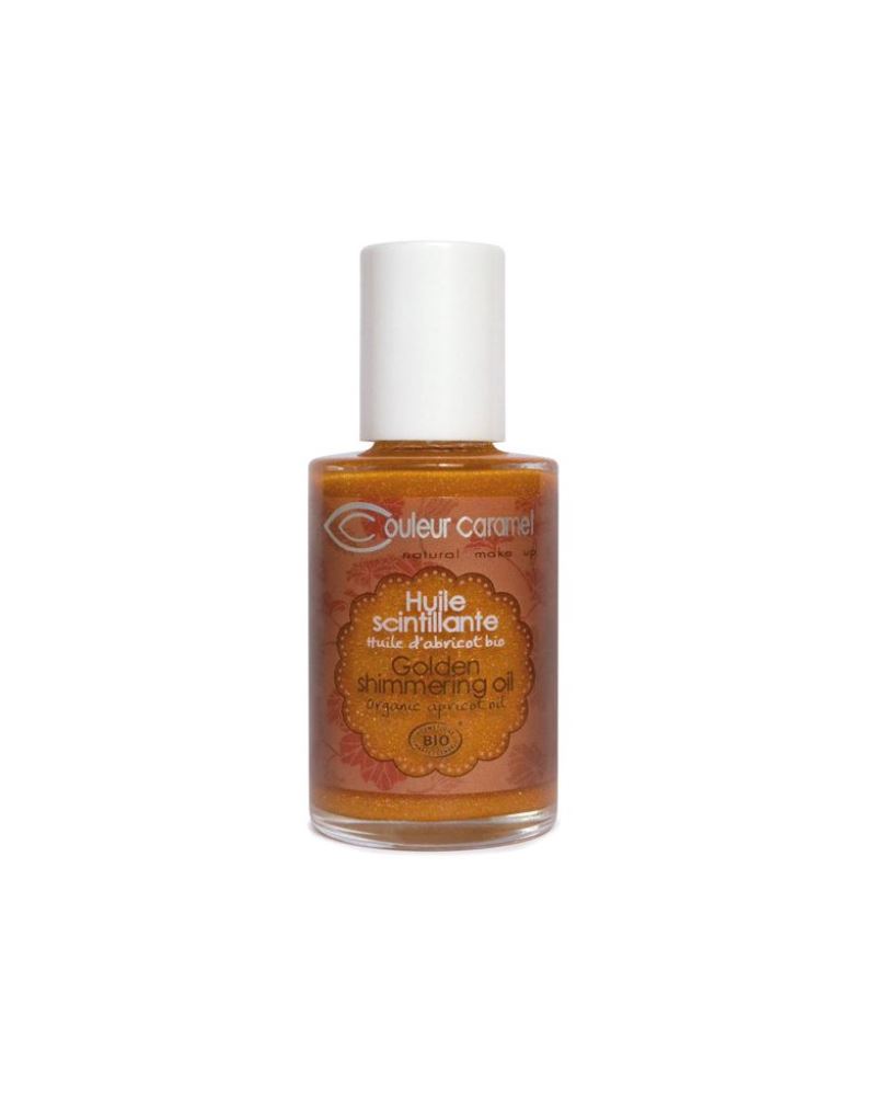 Couleur caramel 118292 huile scintillante bio embellissetvous fr