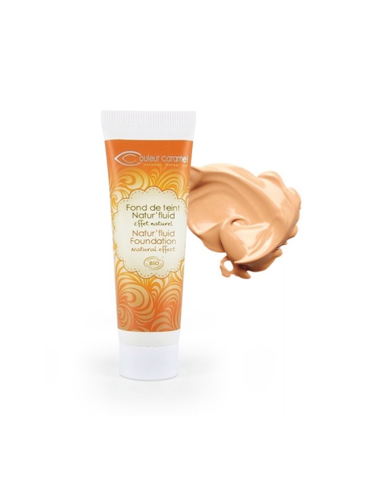 Couleur caramel 118413 fond de teint natur fluid 13 beige abricote embellissetvous fr