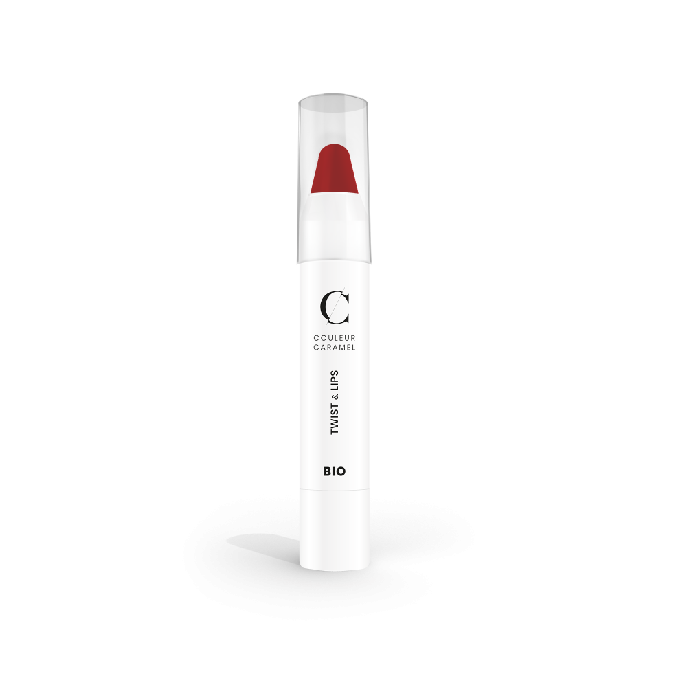 Couleur caramel twist lips 407 rouge glossy