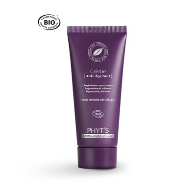 Creme anti age nuit bio regenerante phyts embellissetvous fr