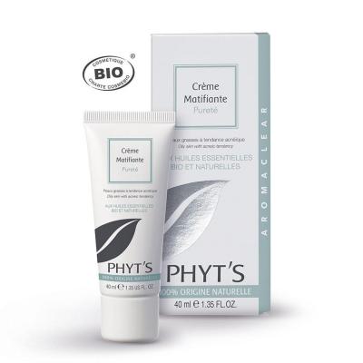 Creme matifiante aromaclear phyts embellissetvous fr