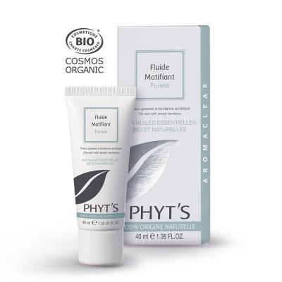 Fluide matifiant aromaclear phyts embellissetvous fr