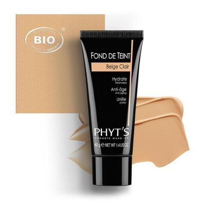 Image fond de teint beige clair phyts organic make up embellissetvous