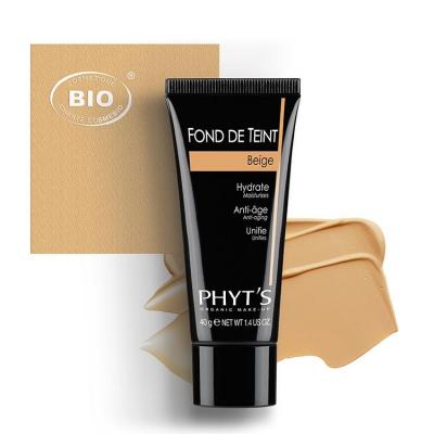 Image fond de teint beige phyts organic make up embellissetvous