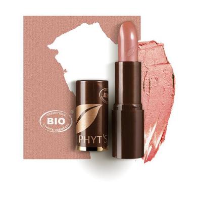Image rouge a levres rose satin phyts organic make up embellissetvous