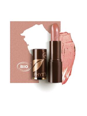 Image rouge a levres rose satin phyts organic make up embellissetvous