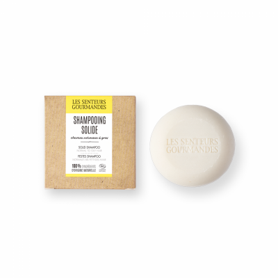 Shampoing Solide cheveux gras 85g - Senteurs Gourmandes