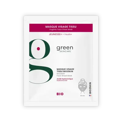 Masque Tissu Visage Bio2skin Jeunesse