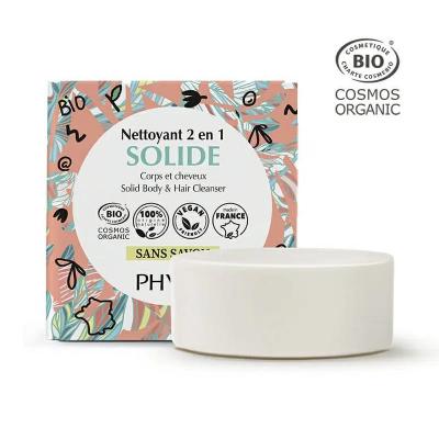 Nettoyant 2 en 1 solide corps cheveux phyts embellissetvous fr