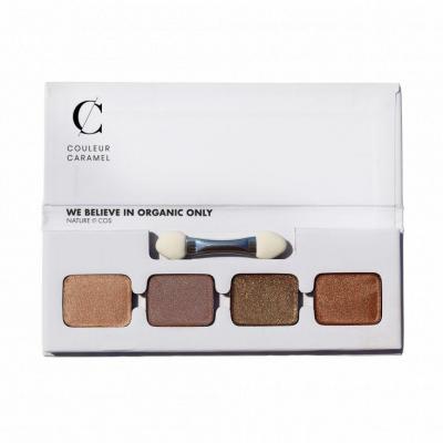 Palette 4 ombres a paupieres regard 615943 couleur caramel embellissetvous fr