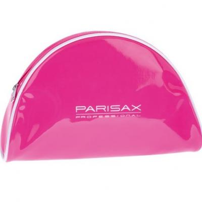 PARISAX - Trousse arrondie vernis rose