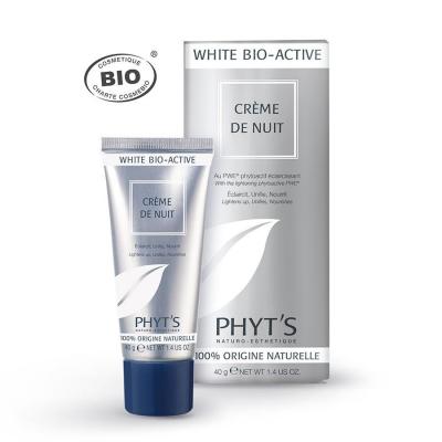 White bio active creme de nuit phyts embellissetvous fr