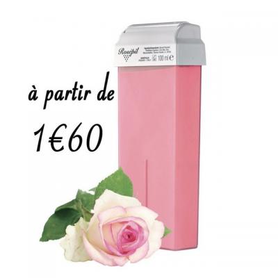 Cartouche cire roll-on Peaux sensibles - Rose